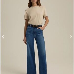 Favorite Daughter Blue Flare Jeans